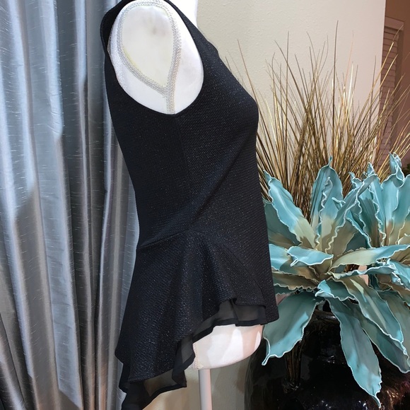 Mimi Chica sparkly black sleeveless top - Picture 8 of 15